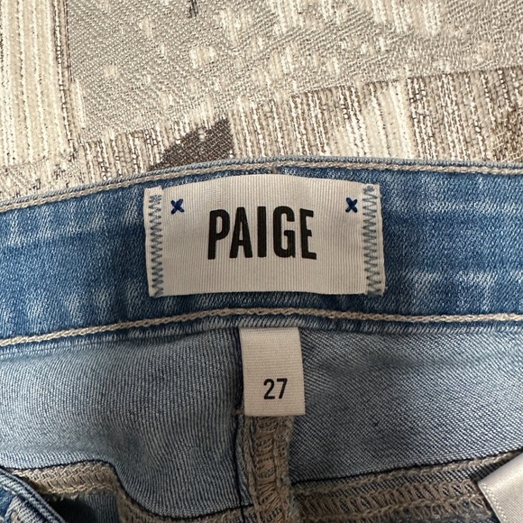 *PAIGE* Light Wash Denim Jeans Size 27 - Picture 6 of 7